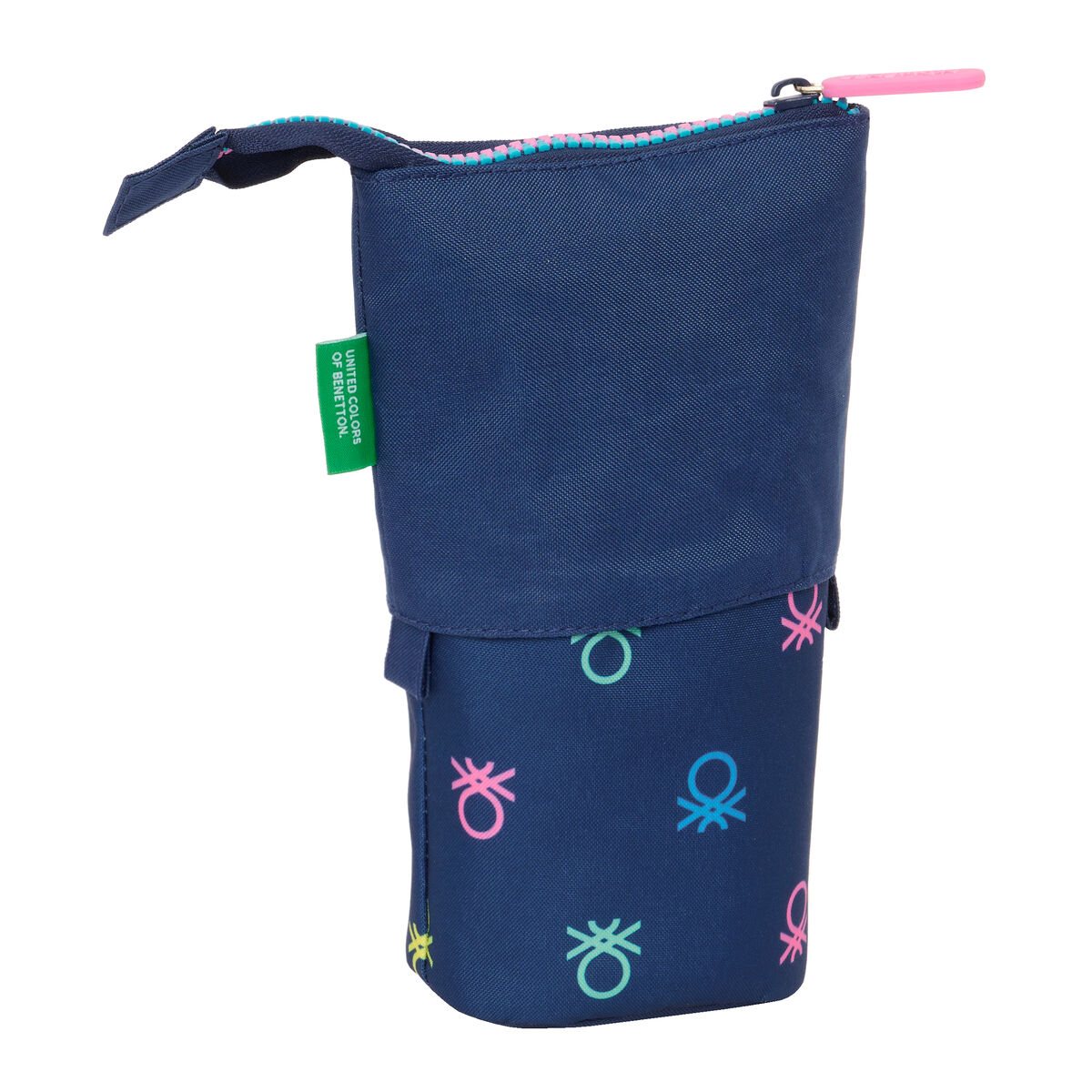 Вертикальный пенал Benetton Cool Тёмно Синий 8 x 19 x 6 cm-5
