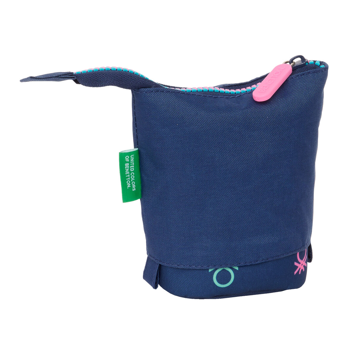 Вертикальный пенал Benetton Cool Тёмно Синий 8 x 19 x 6 cm-6