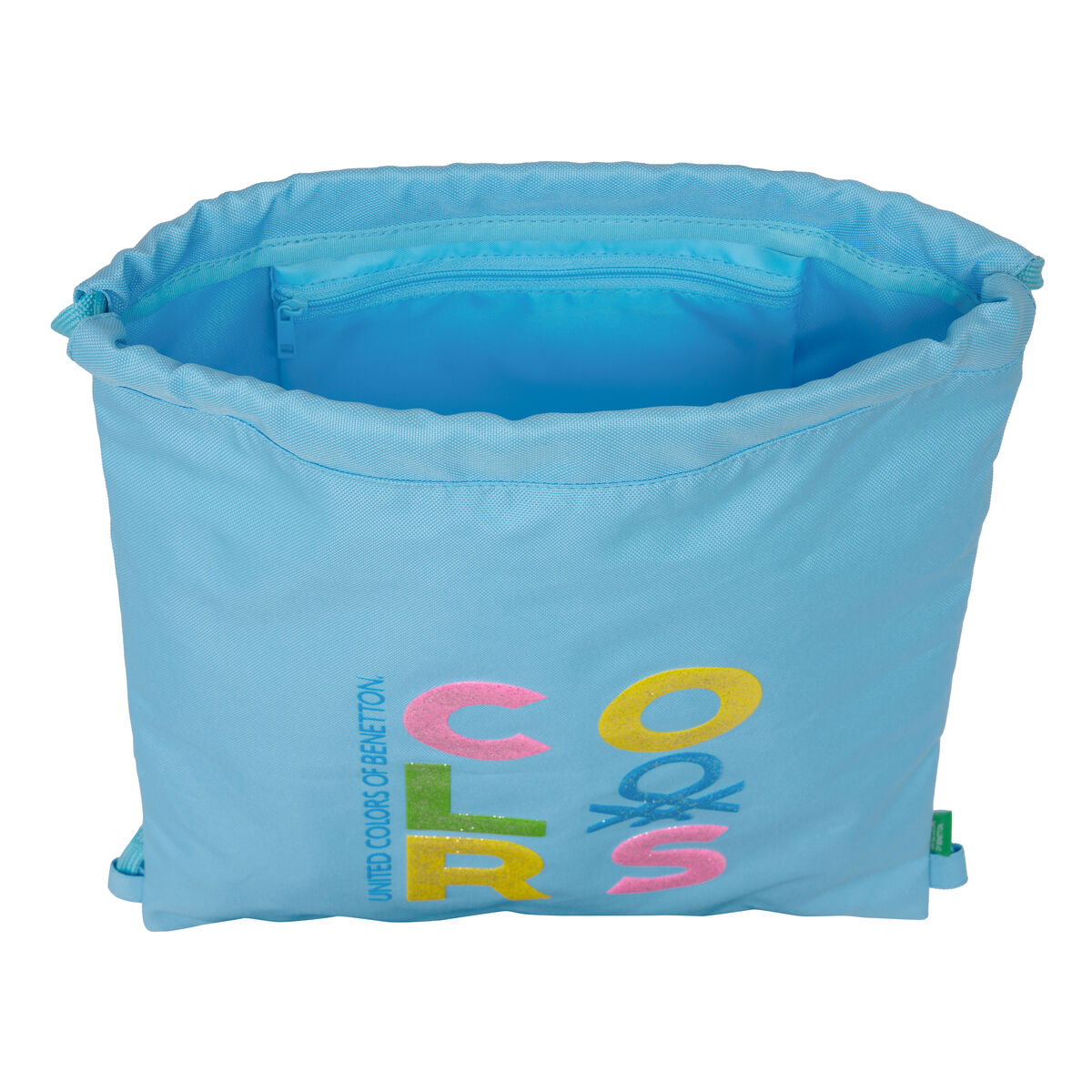 Сумка-рюкзак на веревках Benetton Spring Небесный синий 35 x 40 x 1 cm-4