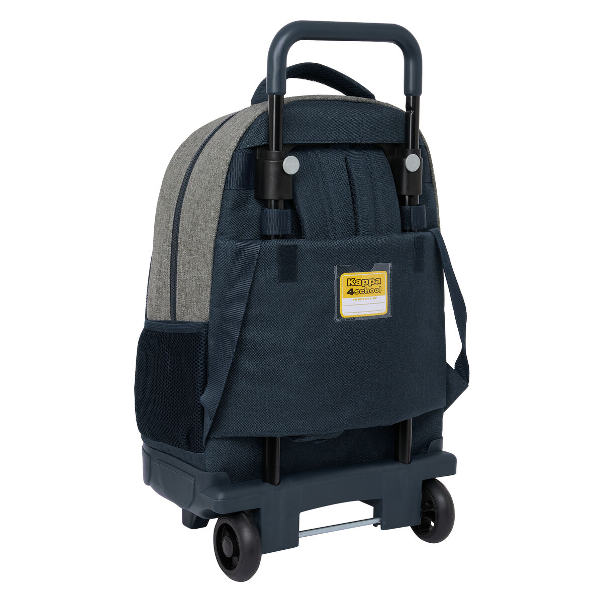 Школьный рюкзак с колесиками Kappa Dark navy Серый Тёмно Синий 33 X 45 X 22 cm-3