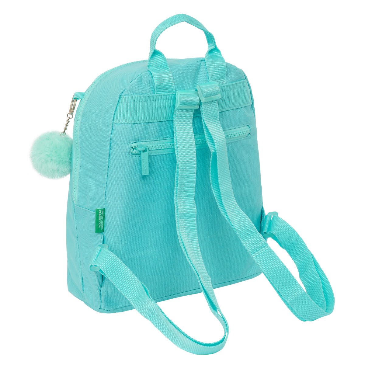 Рюкзак Benetton Letter Mini Зеленый 25 x 30 x 13 cm-2