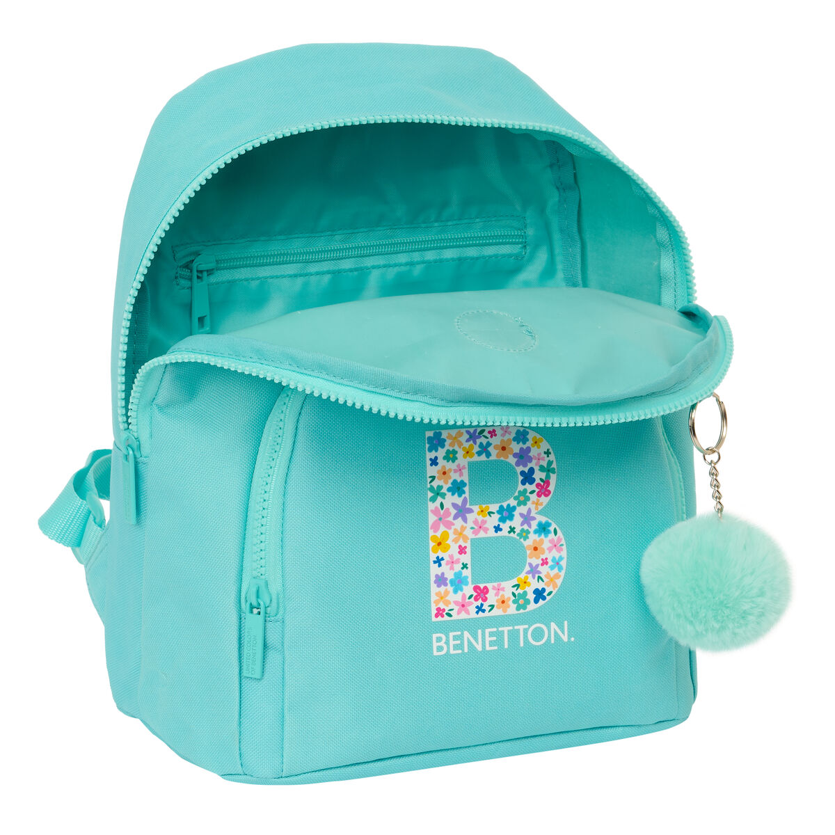 Рюкзак Benetton Letter Mini Зеленый 25 x 30 x 13 cm-4