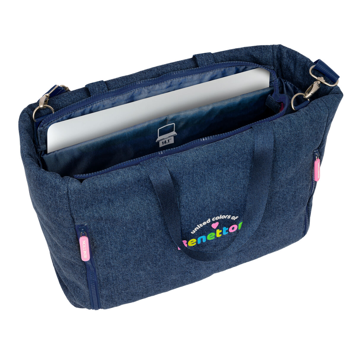 Сумка Benetton Denim Синий 40 x 31 x 17 cm-2