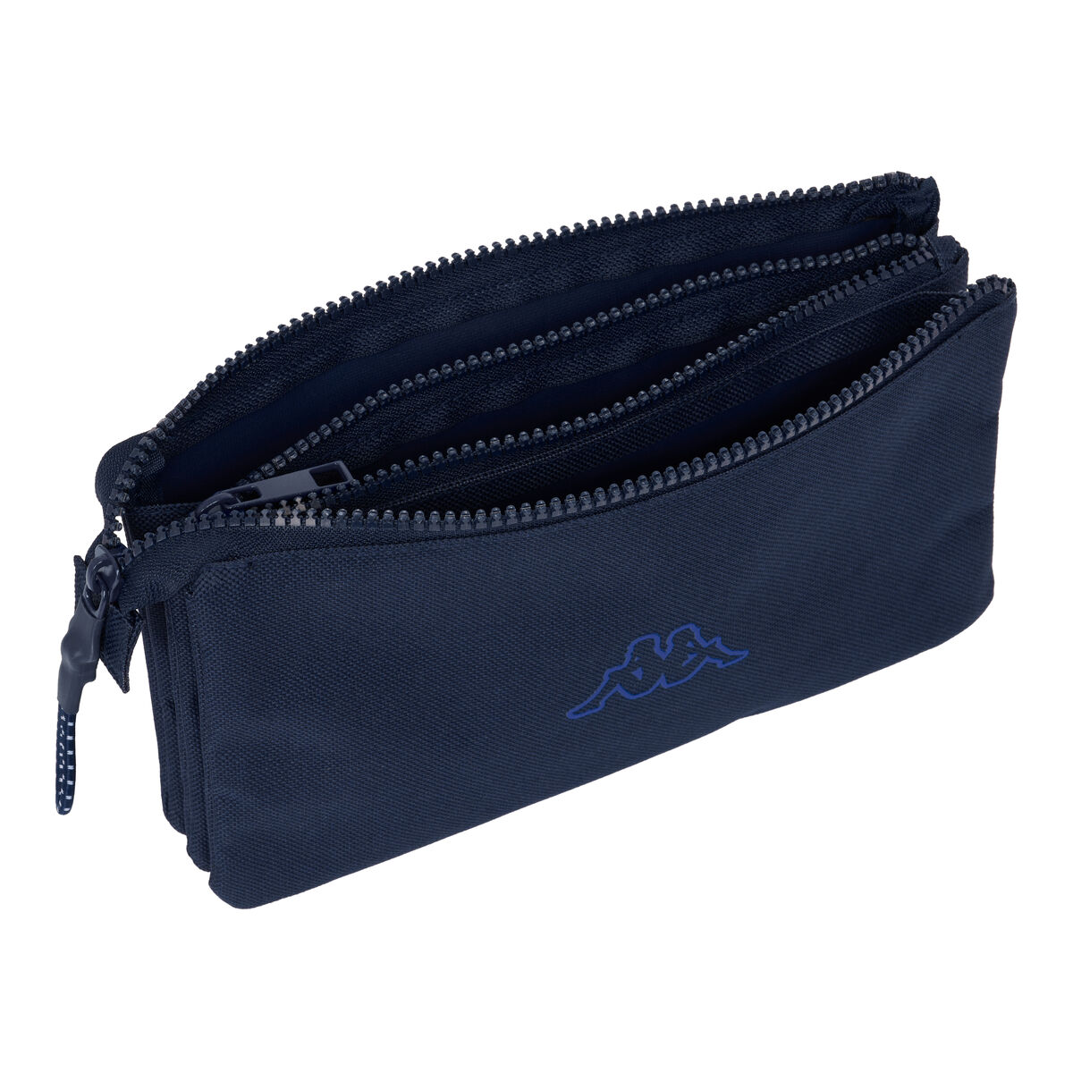 Тройной пенал Kappa Blue night Тёмно Синий 22 x 12 x 3 cm-2