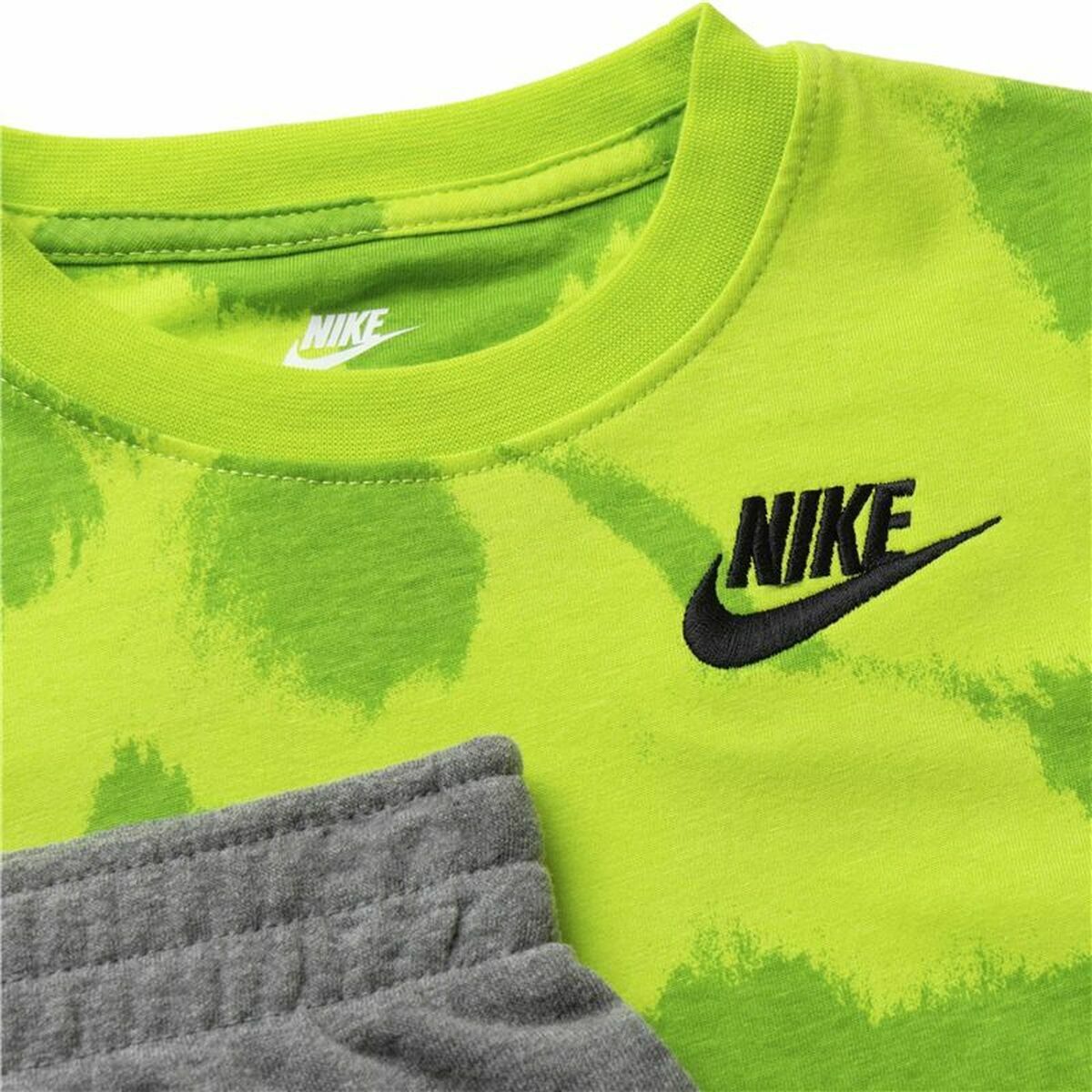 Спортивний костюм для дівчаток Nike Dye Dot Лаймовий зелений-2