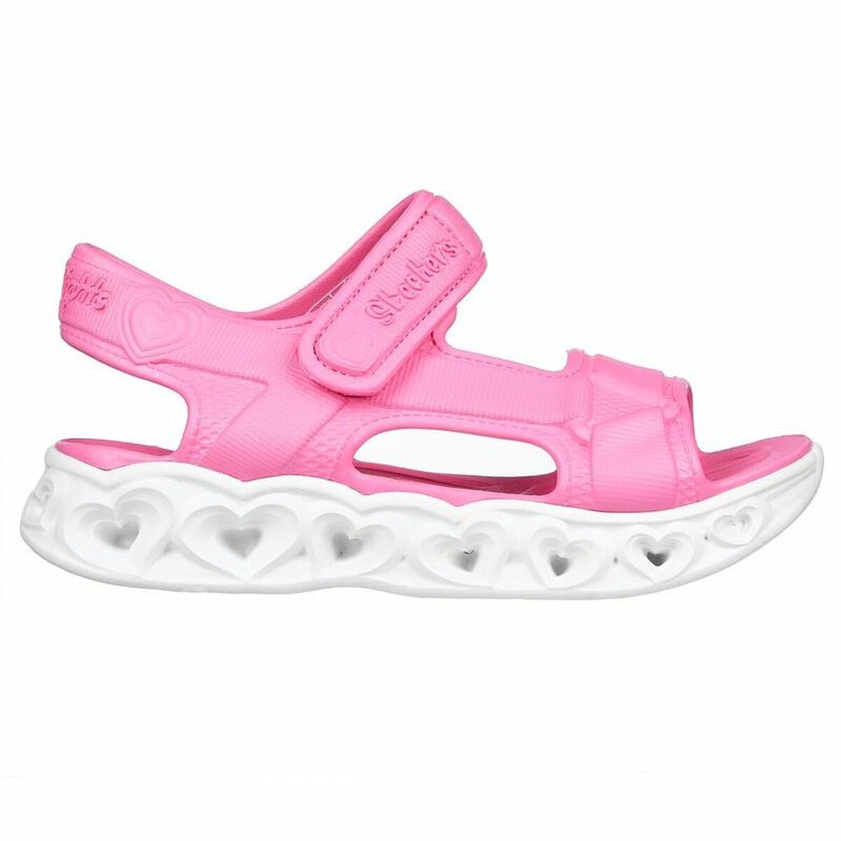 Skechers Kindersandalen Lighted Molded Top Pink-5