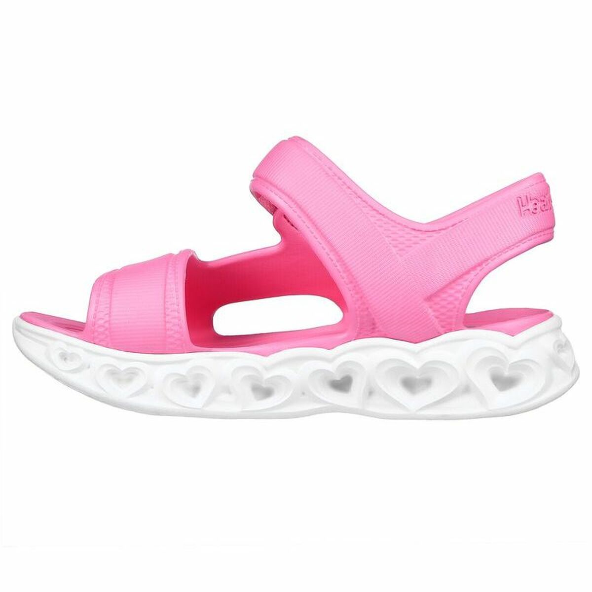 Дитяча сандалі Skechers Lighted Molded Top Рожевий-4