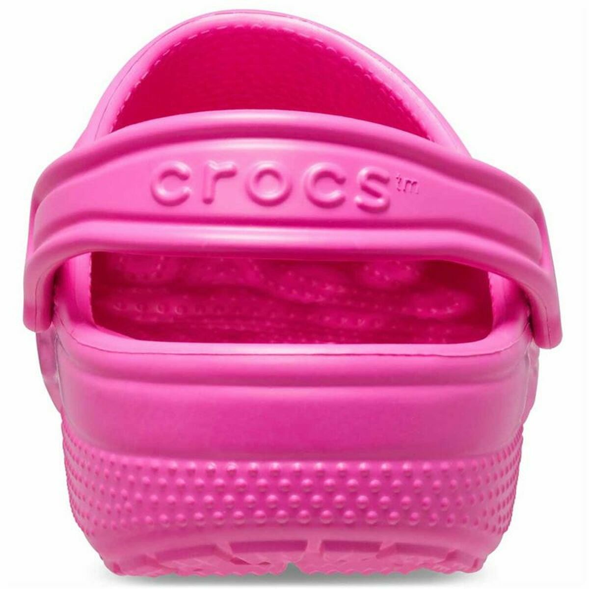 Sapatos de madeira Crocs Classic Fuxia crianças-2