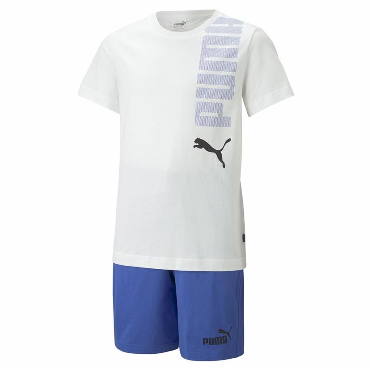 Fato de esporte para meninas Puma Logolab Set B Branco-4