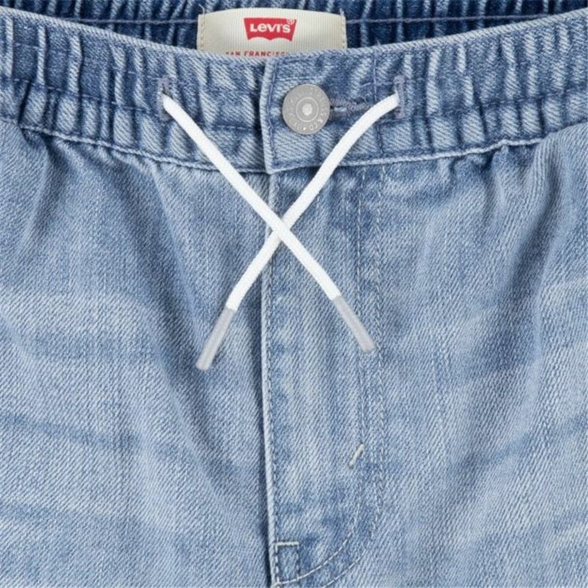 Calças curtas Relaxed Pull On Levi's Make Me Aço Azul Masculino-3