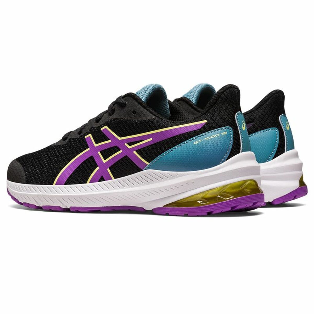 Sapatilhas de corrida para crianças Asics GT-1000 12 GS Roxo Preto-3