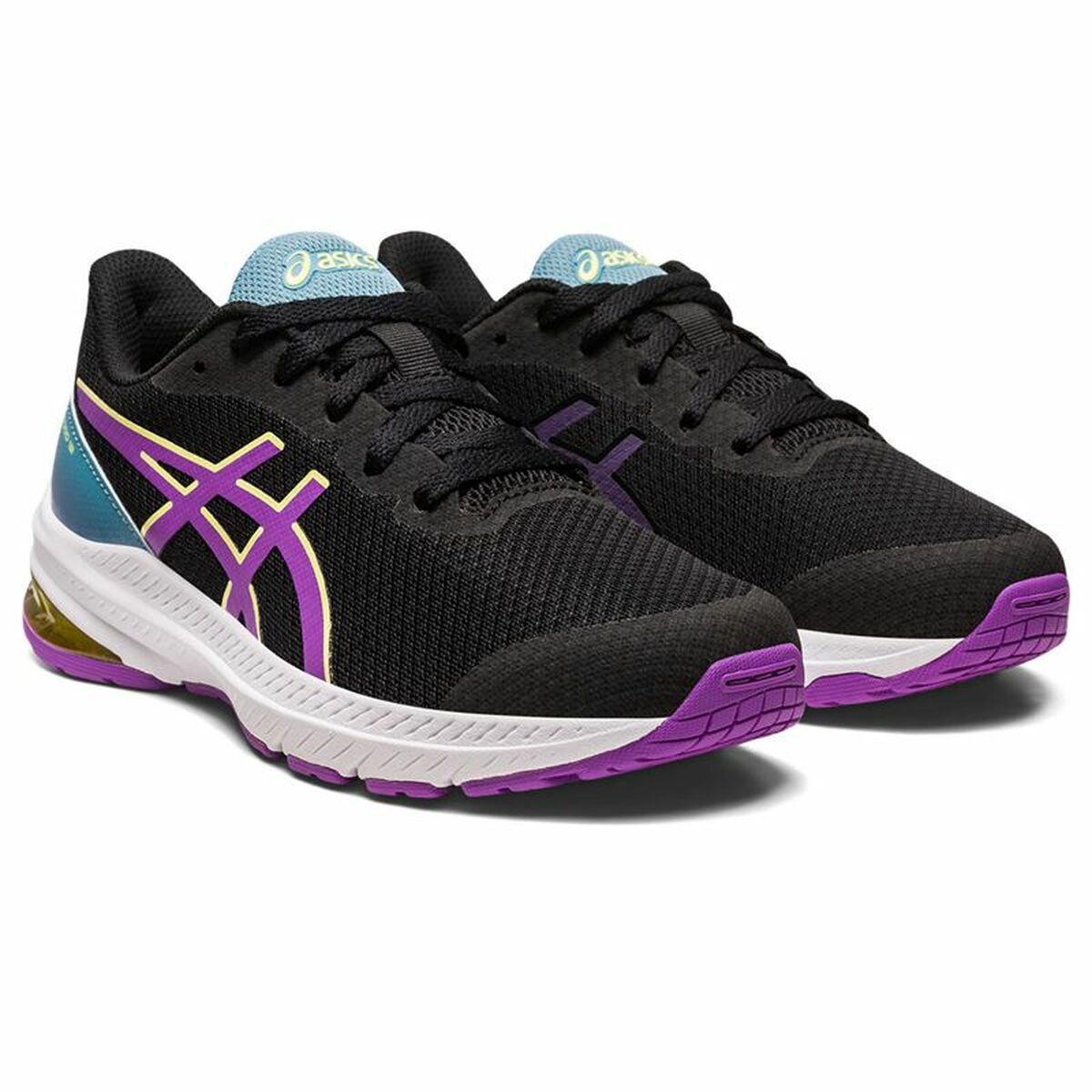 Sapatilhas de corrida para crianças Asics GT-1000 12 GS Roxo Preto-4