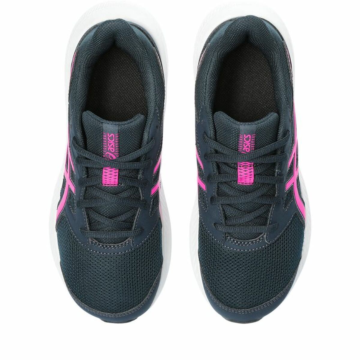 Sapatilhas de corrida para crianças Asics Golt 4 GS Rosa Azul Escuro-4