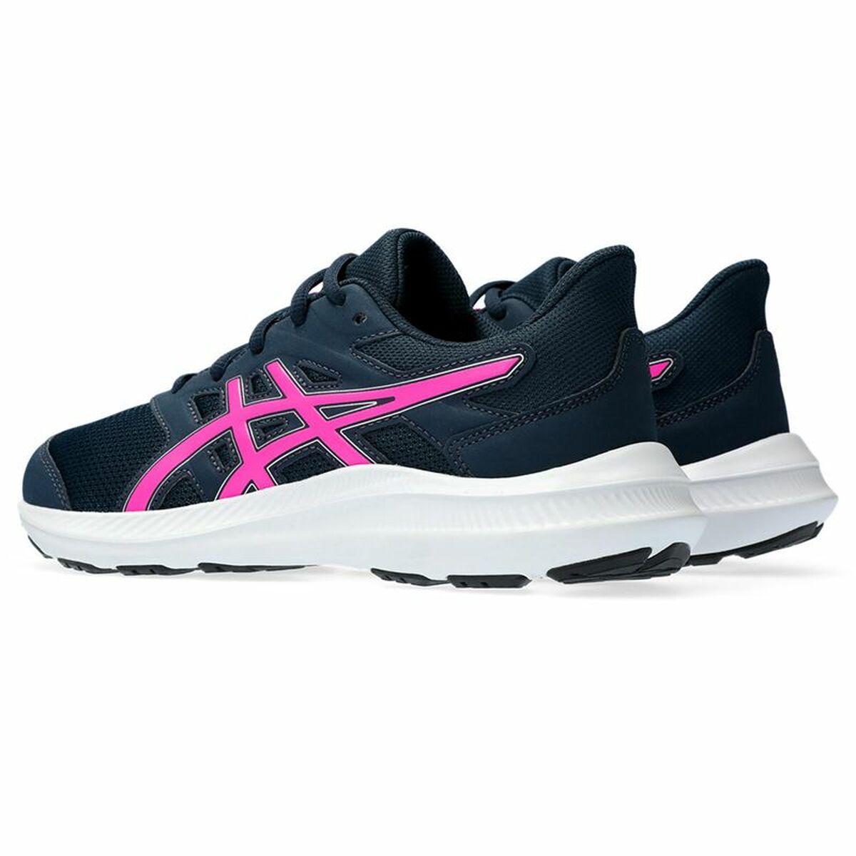 Sapatilhas de corrida para crianças Asics Golt 4 GS Rosa Azul Escuro-6