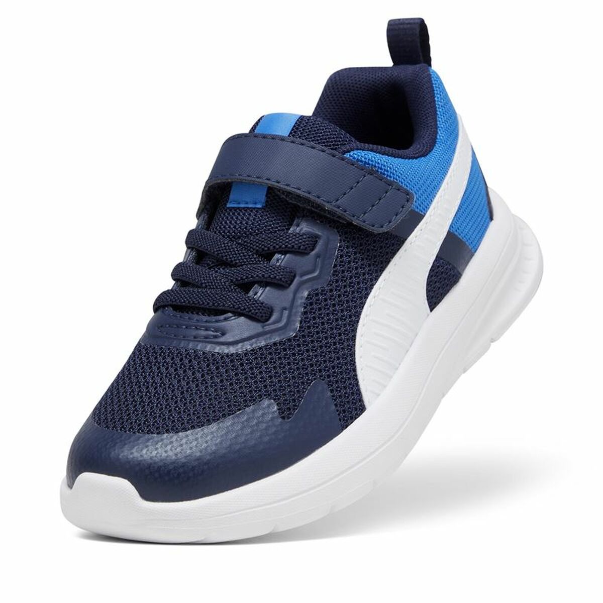 Sapatilhas de corrida para crianças Puma Evolve Mesh Azul-3