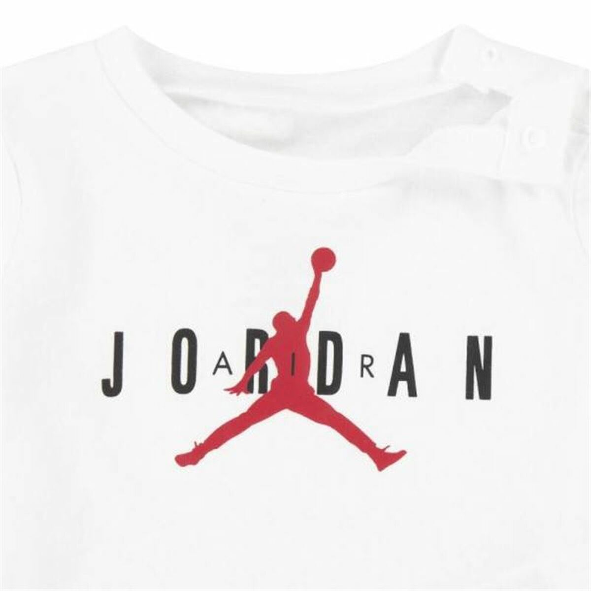 Fato esportivo para bebês Jordan Expressals Fleeze Box Branco Vermelho-4