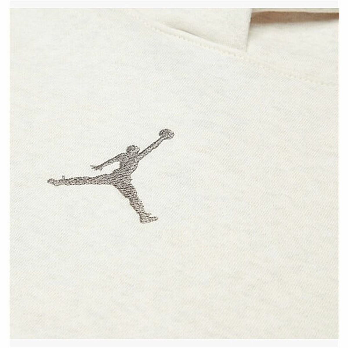 Casaco com capuz para meninas Jordan Po-Pull Bege-3