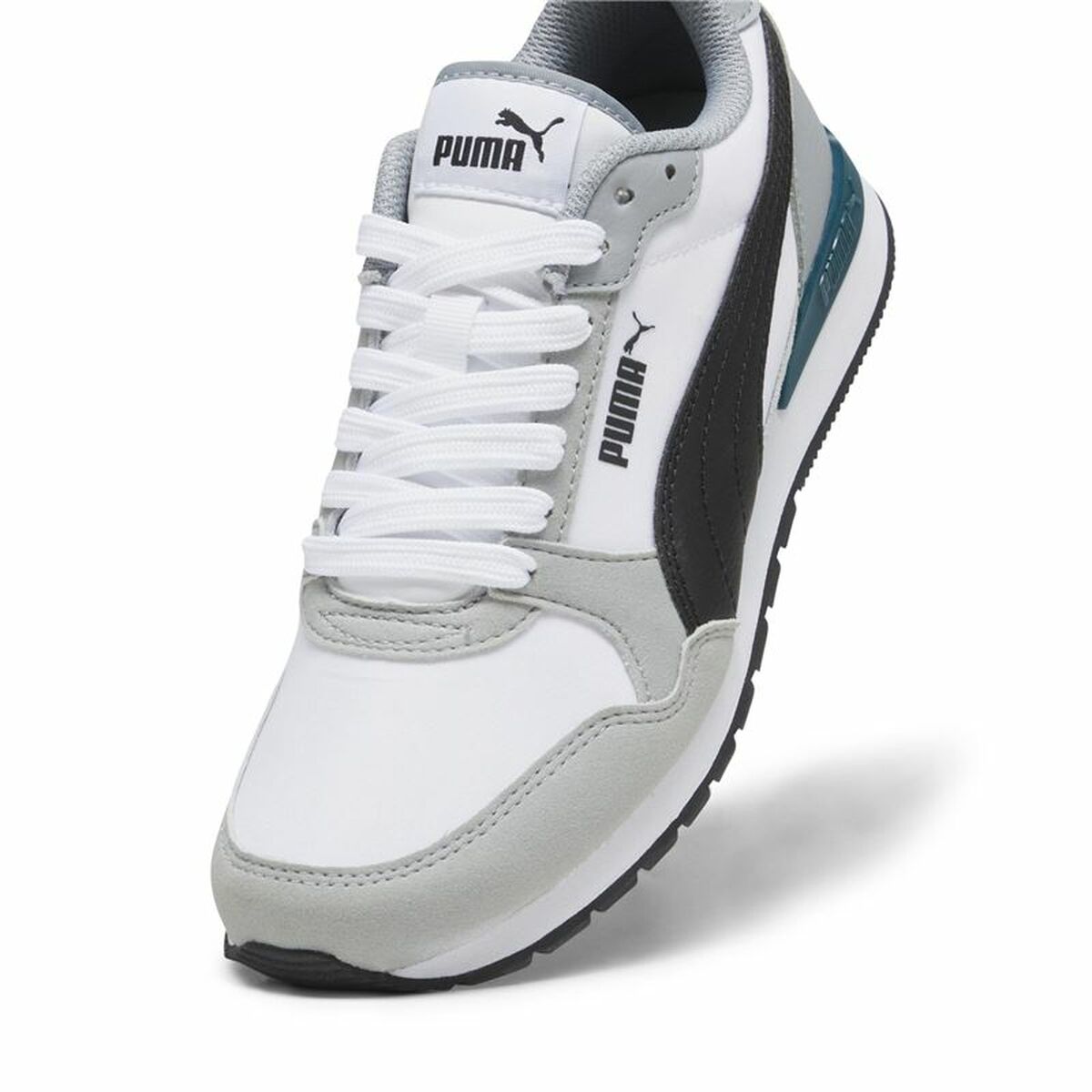 Sapatilhas de corrida para crianças Puma St Runner V3 NL Cinza-3