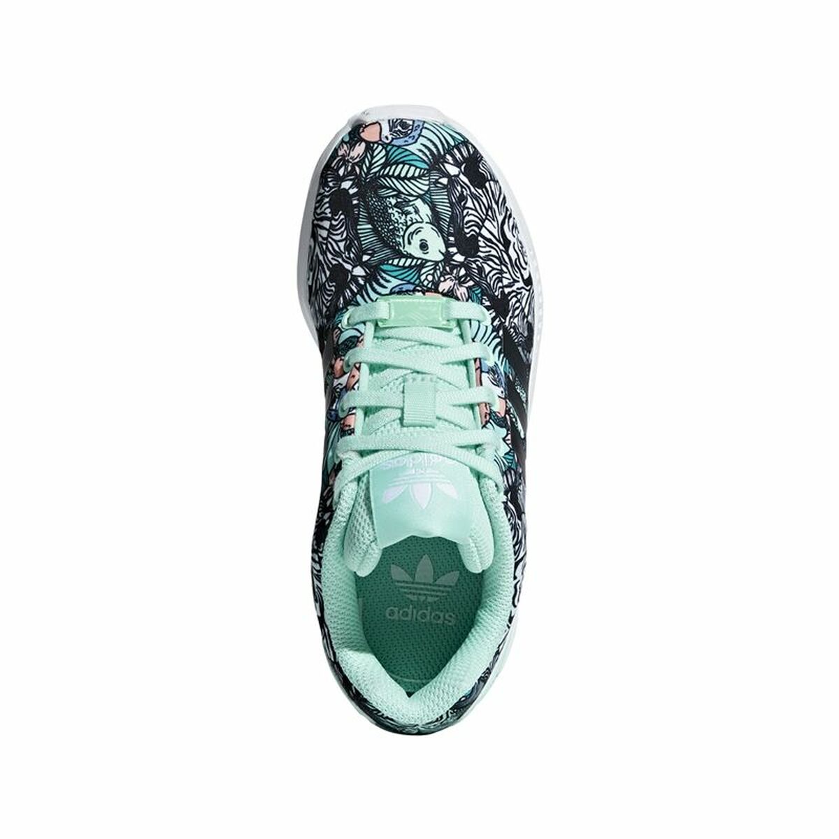 Kinder Sportschuhe Adidas ZX Flux Aquamarin-5