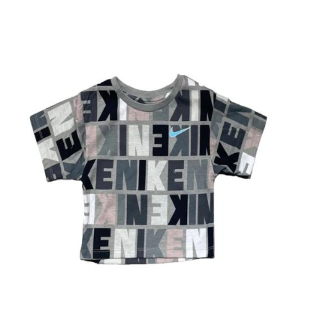 Fato de esporte para meninas Nike Knit Short Azul-2