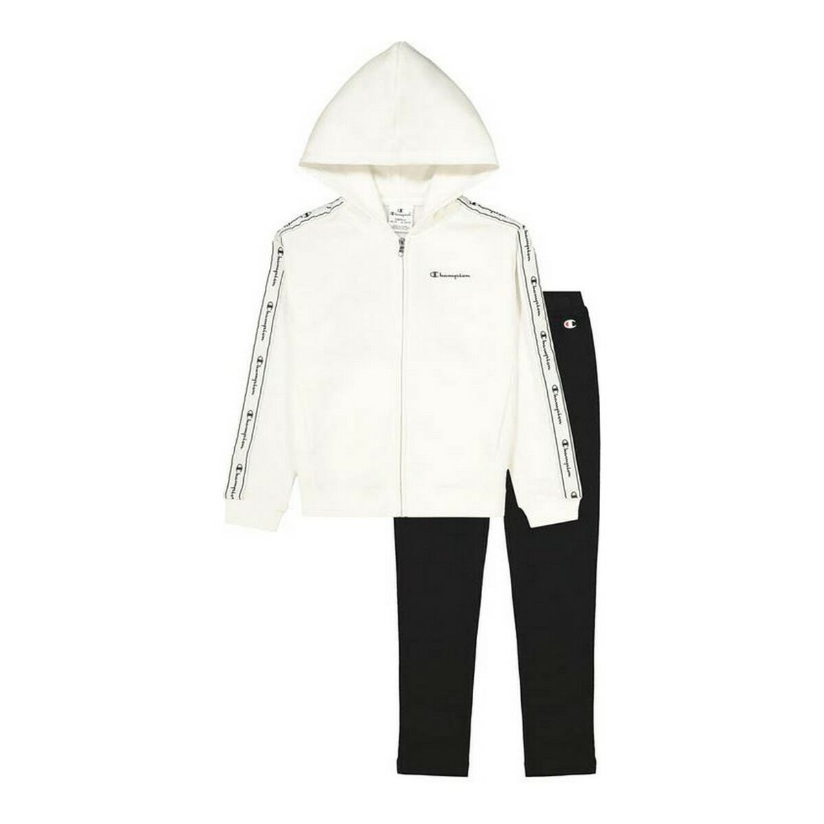 チャンピオンCrewneck子供のトラックスーツ白