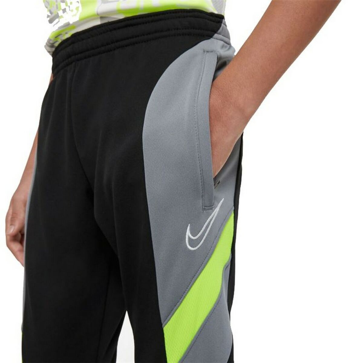Calças esportivas para crianças Nike Dri-Fit Academy Preto-4