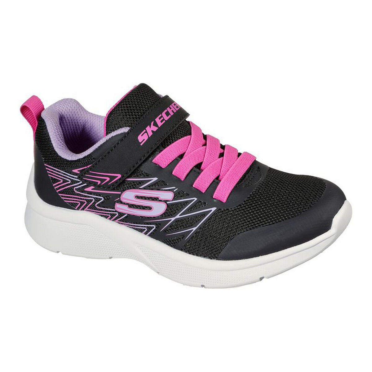 Skechers Microspec儿童运动鞋Black-5