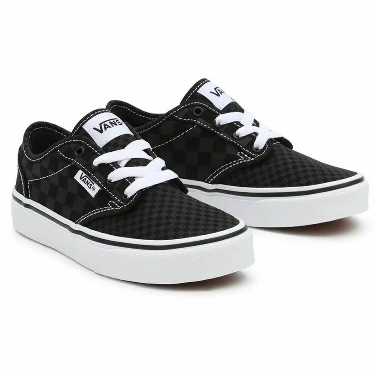 Vans Atwood Tonal Mix Check儿童运动鞋-3