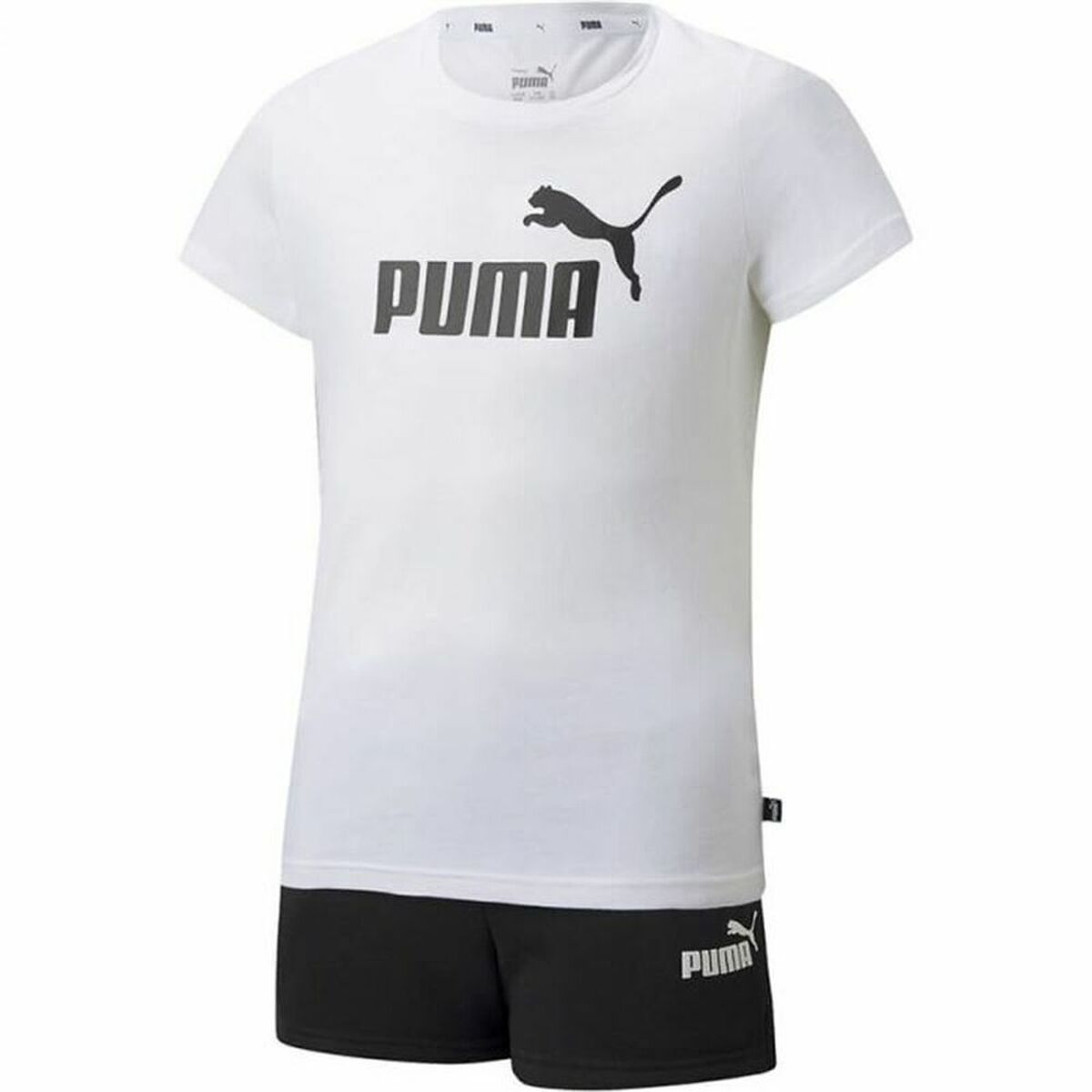 Puma Logo Tee White女子运动服-2