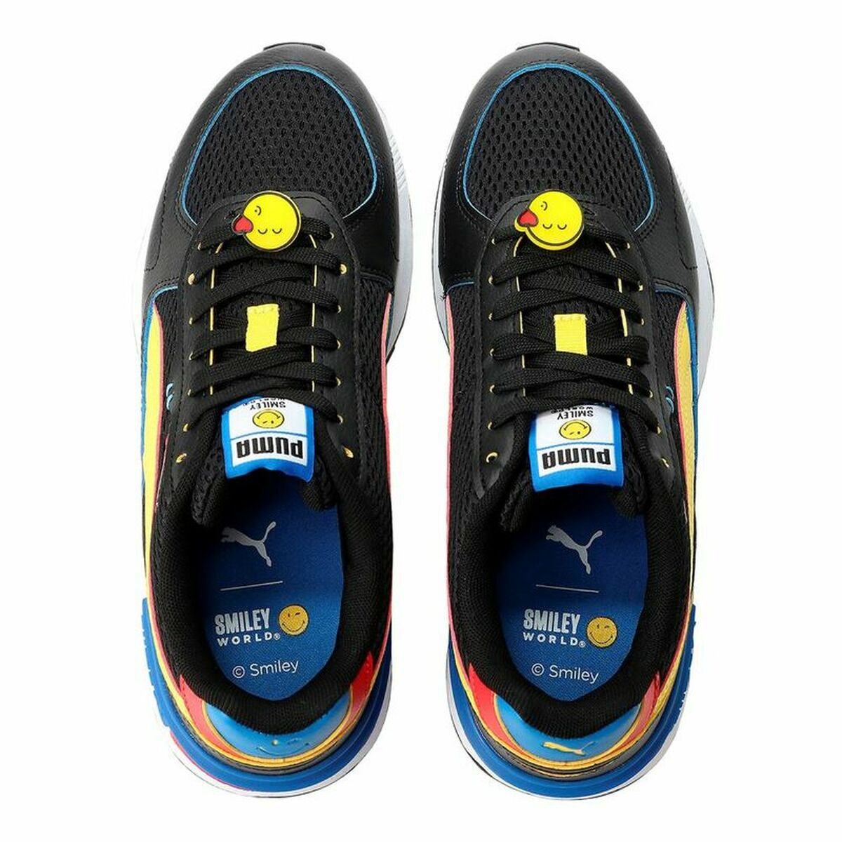 宝宝运动鞋Puma Graviton SMILEYWORLD Jr Black-4