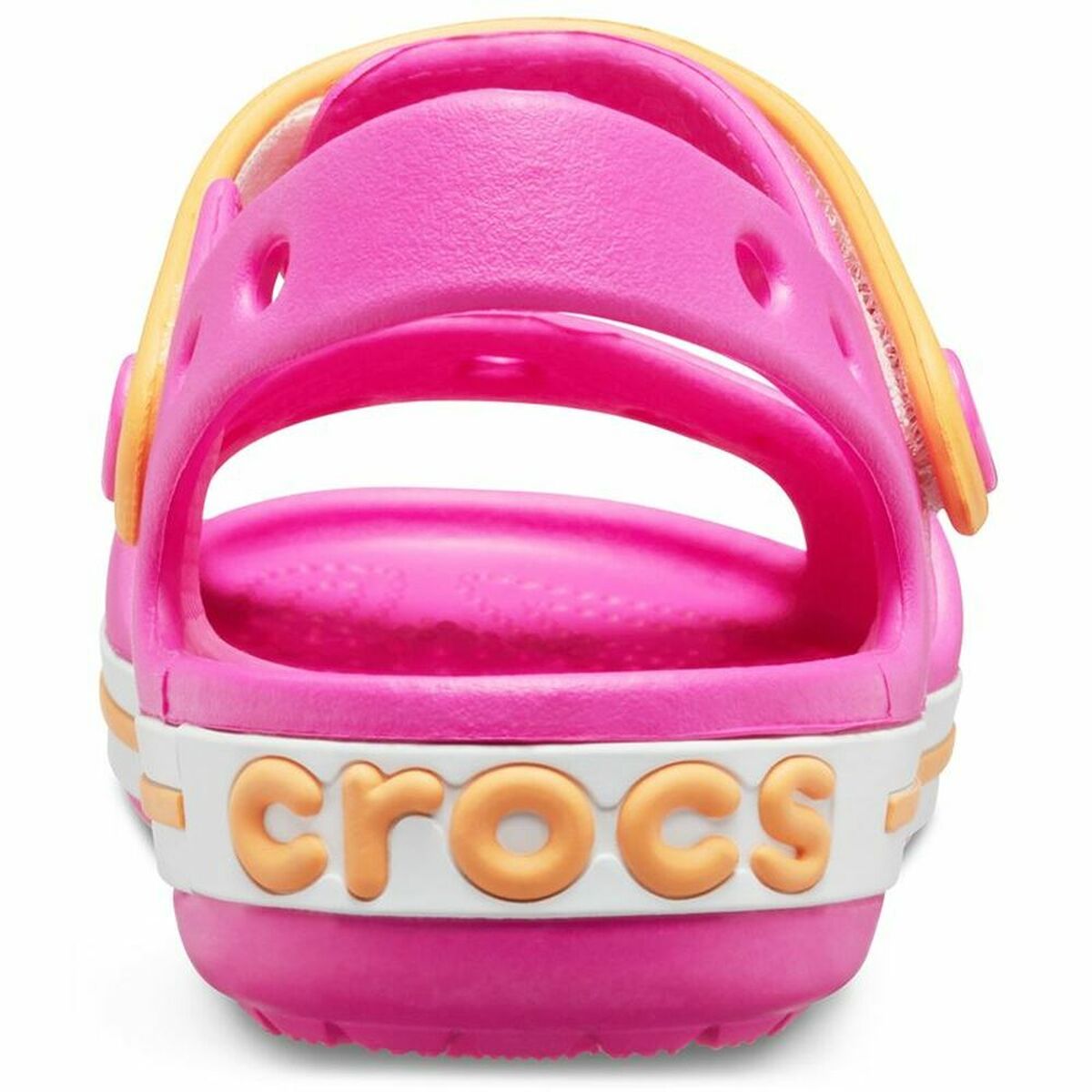 儿童凉鞋Crocs Crocband粉红色-7