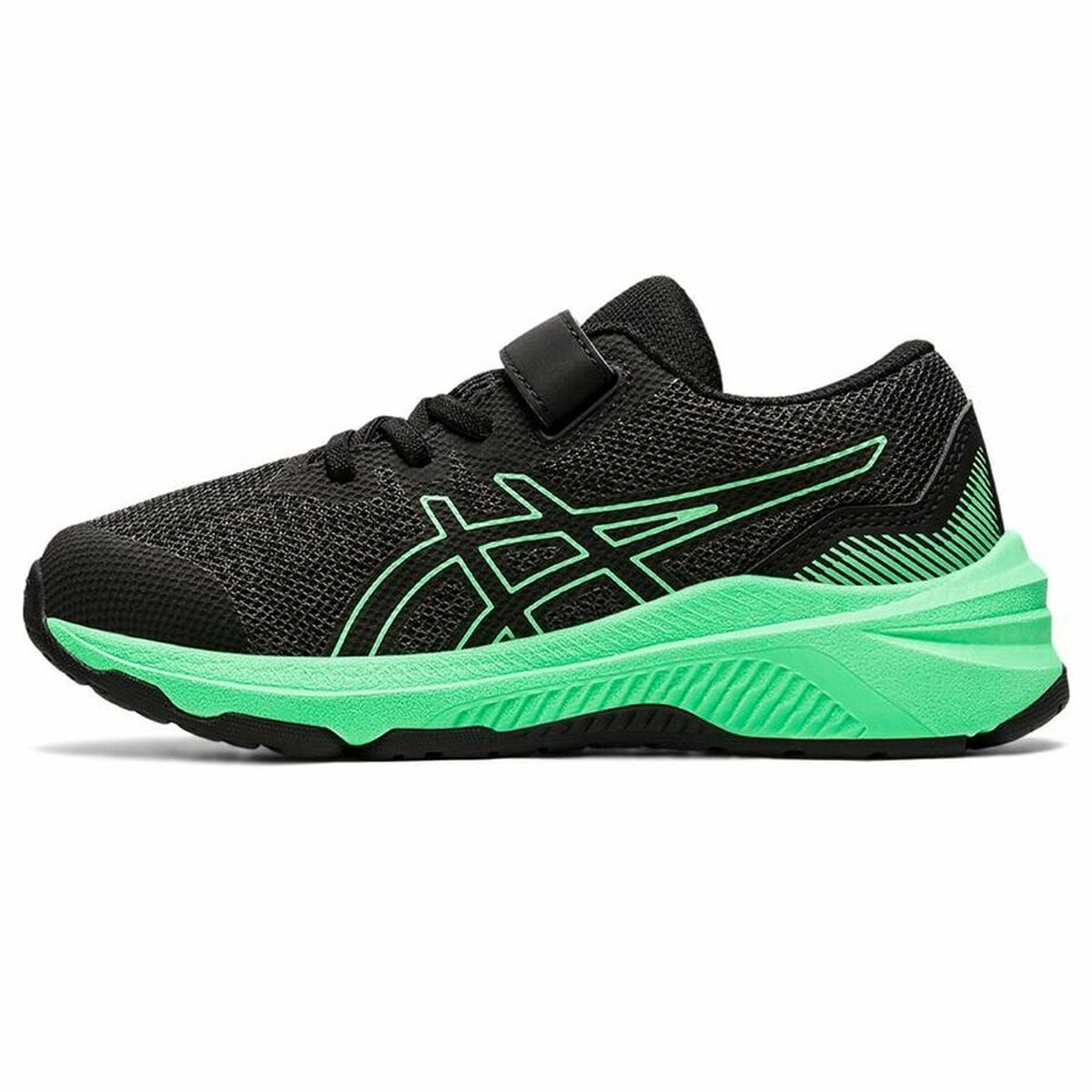 Laufschuhe für Kinder Asics GT-1000 11 Schwarz/Grün-6