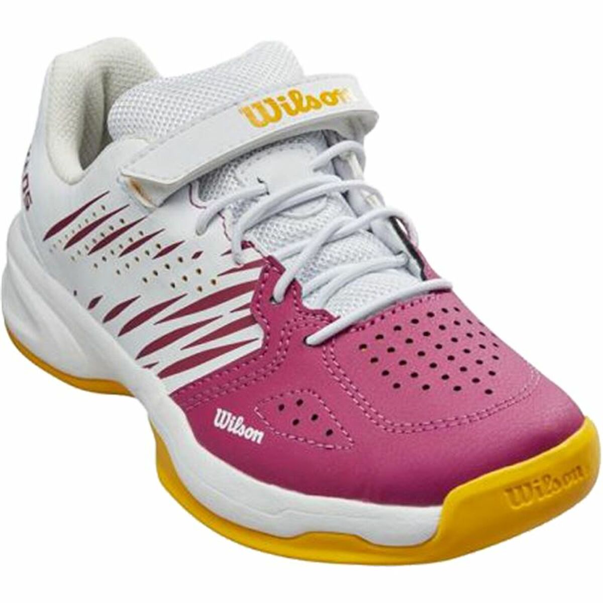 Kinder-Tennisschuhe Wilson Kaos 2. 0 QL 38111 Rosa Weiß-2