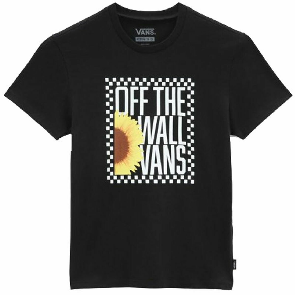 Kinder Kurzarm T-Shirt Vans Sunlit Crew Schwarz-2