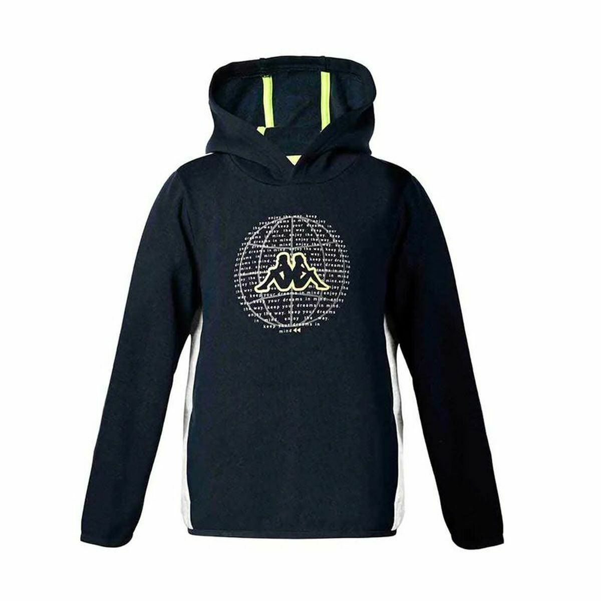 Kappa Benno Kindersportkostüm mit Kapuze Schwarz-2