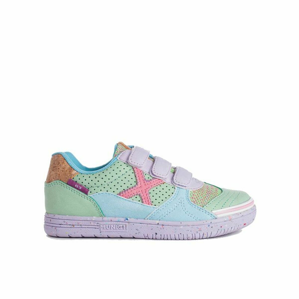 Scarpe da ginnastica da ginnastica Munich G3 Patch Incollatura colorata