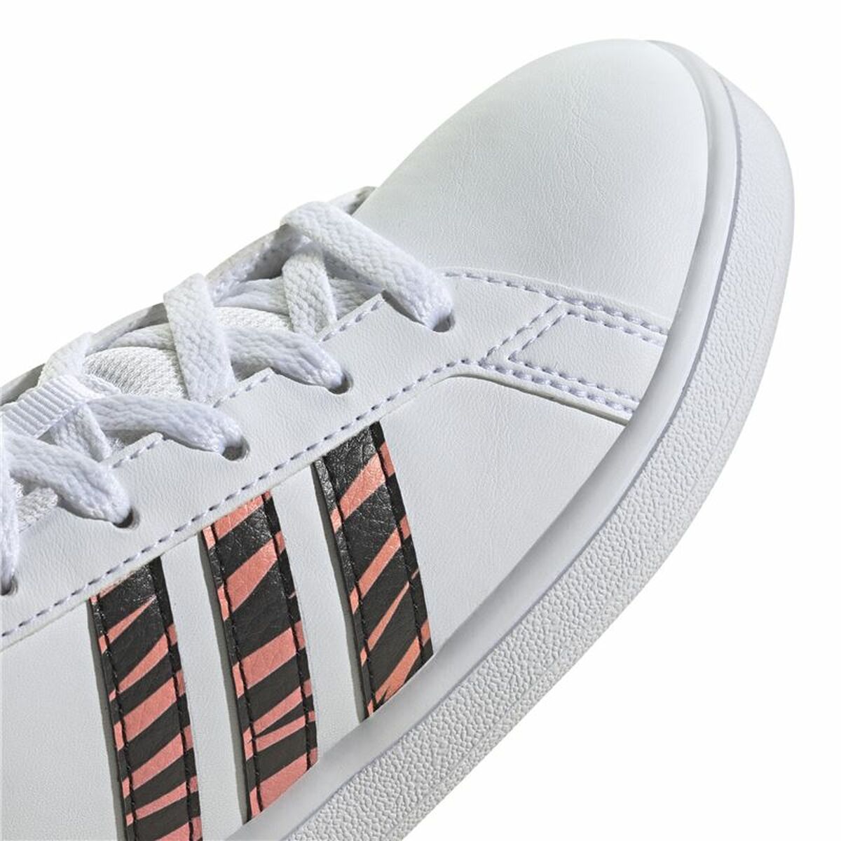 Adidas Kindersportschuhe Grand Court Print Weiß-2