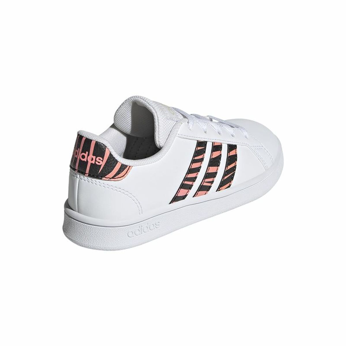 Adidas Kindersportschuhe Grand Court Print Weiß-6