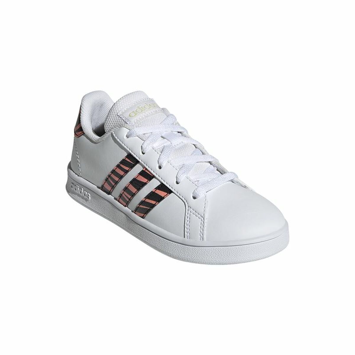 Adidas Kindersportschuhe Grand Court Print Weiß-7