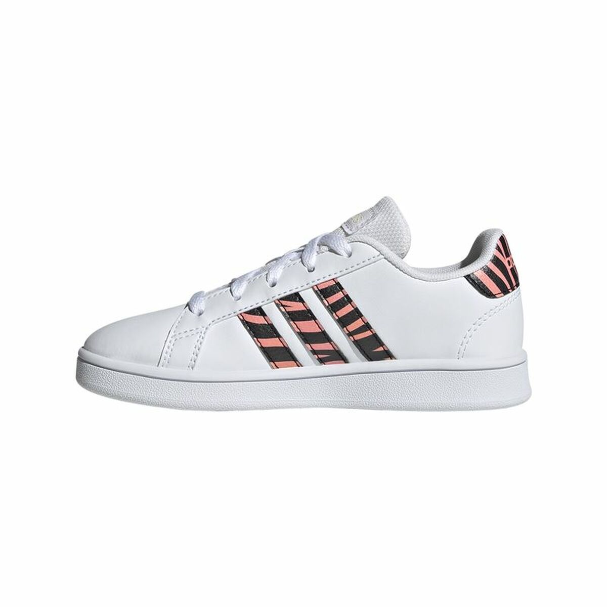 Adidas Kindersportschuhe Grand Court Print Weiß-8
