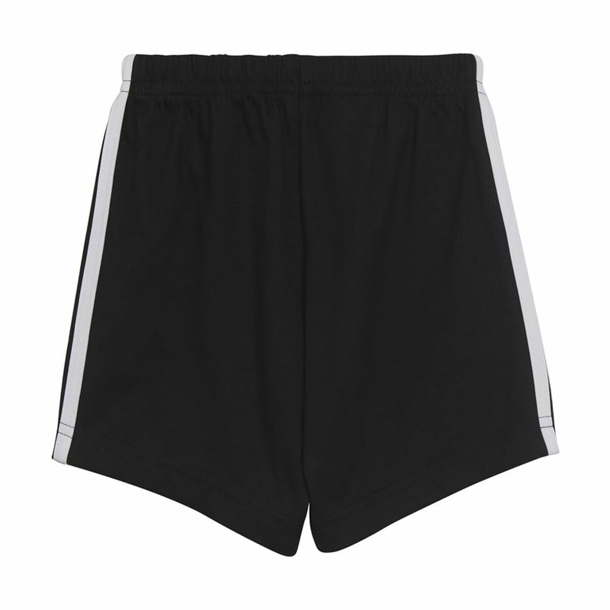 Sportanzug für Kinder Adidas Drei Streifen Schwarz Weiß-5