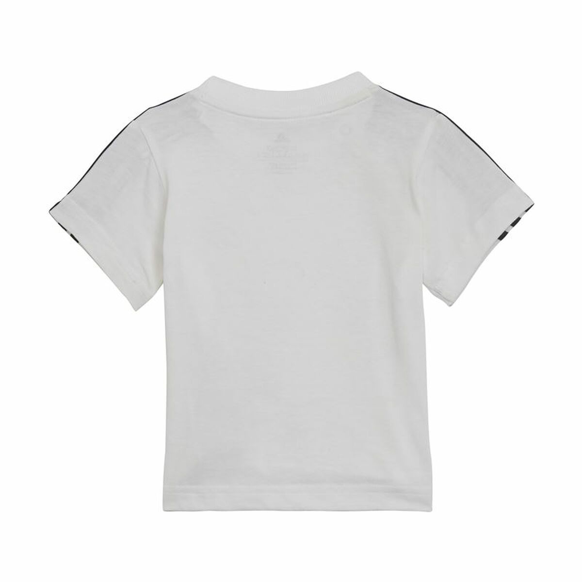 Sportanzug für Kinder Adidas Drei Streifen Schwarz Weiß-7