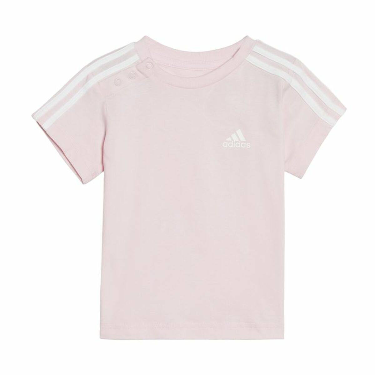 Trainingsanzug für Kinder Adidas Drei Streifen Pink-2