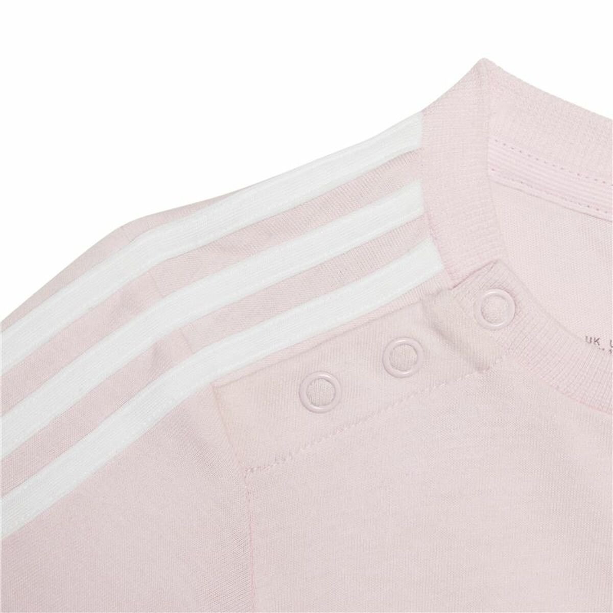 Trainingsanzug für Kinder Adidas Drei Streifen Pink-6