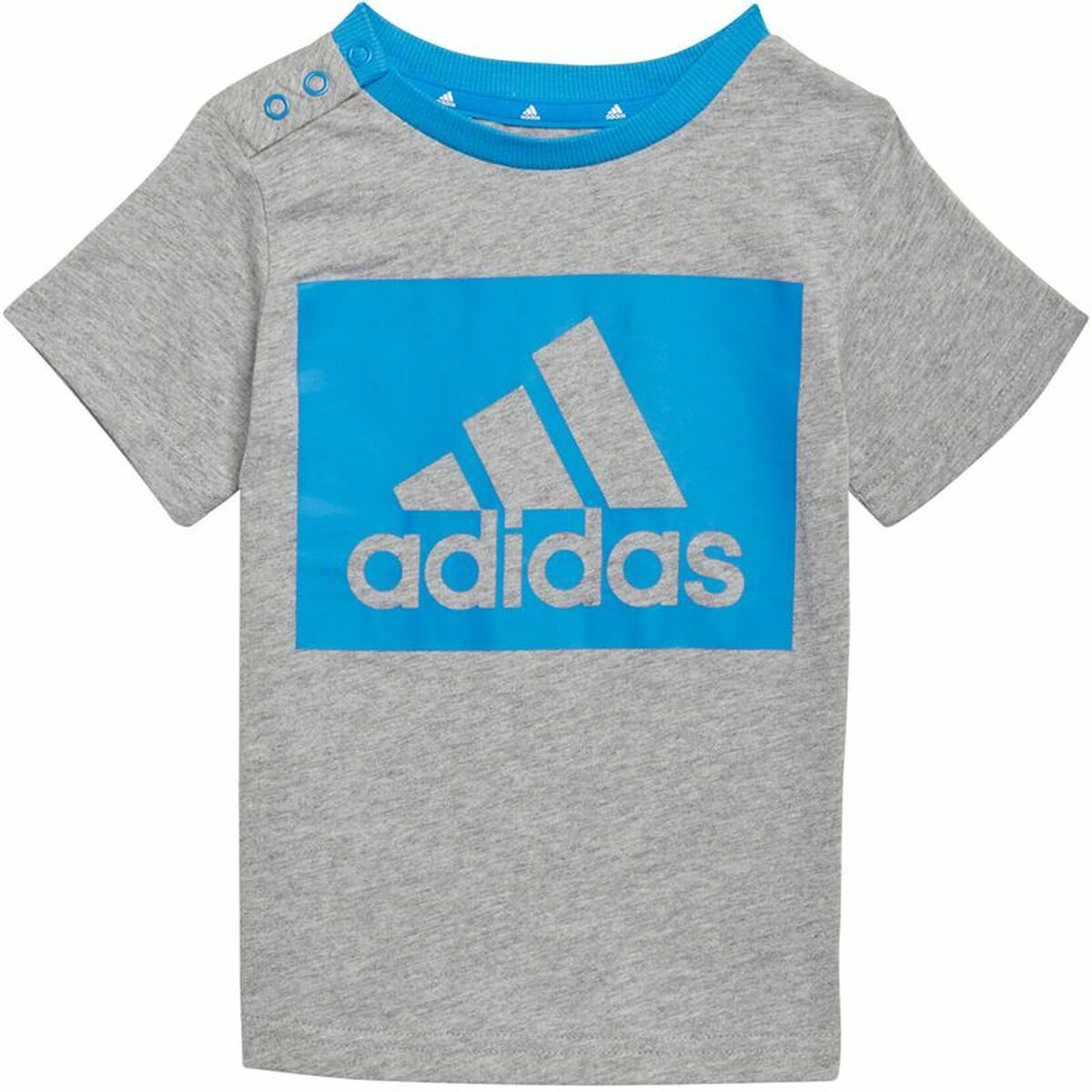 Adidas Essentials Trainingsanzug für Mädchen Blau Grau-5