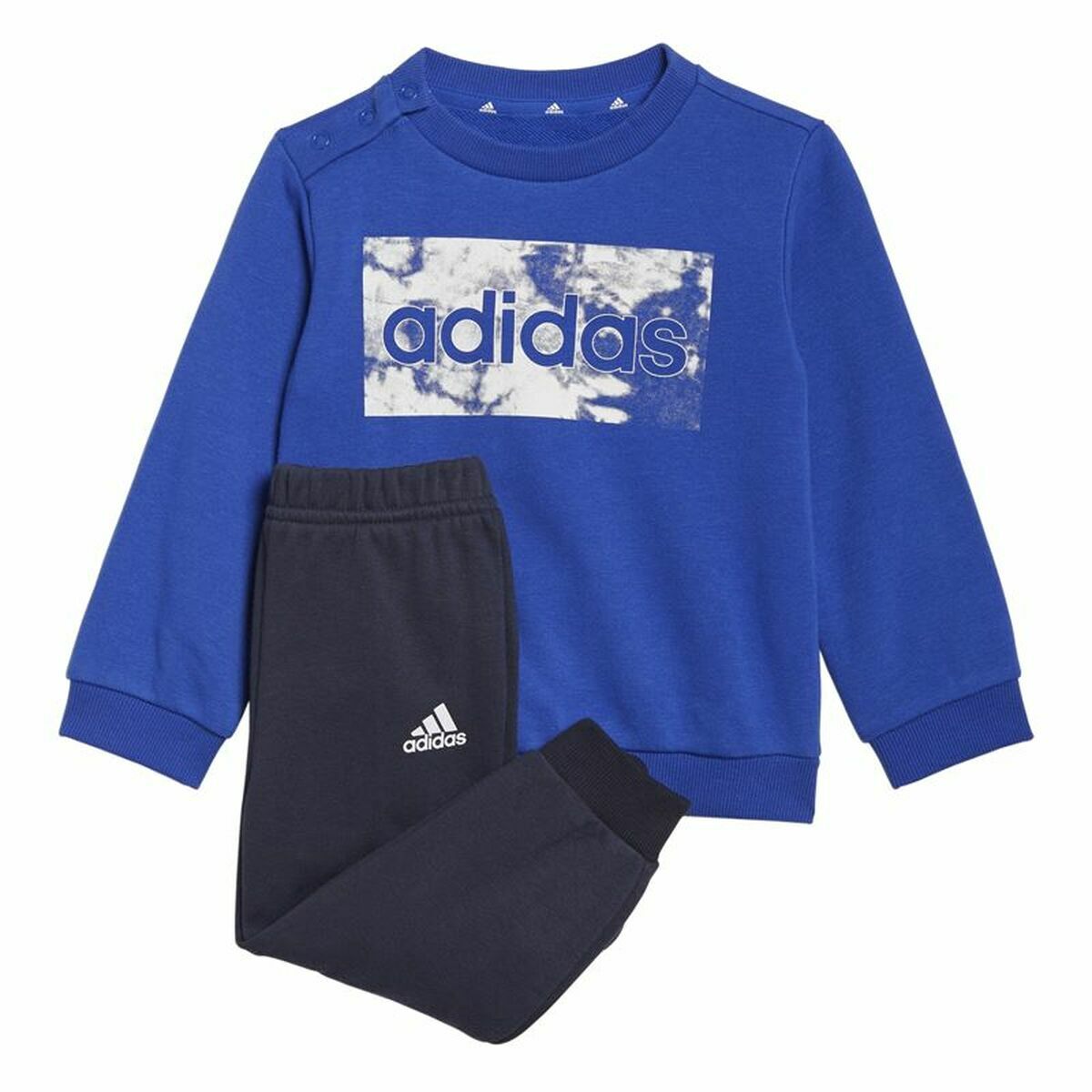 Trainingsanzug für Mädchen Adidas Essentials Bold Blue-3