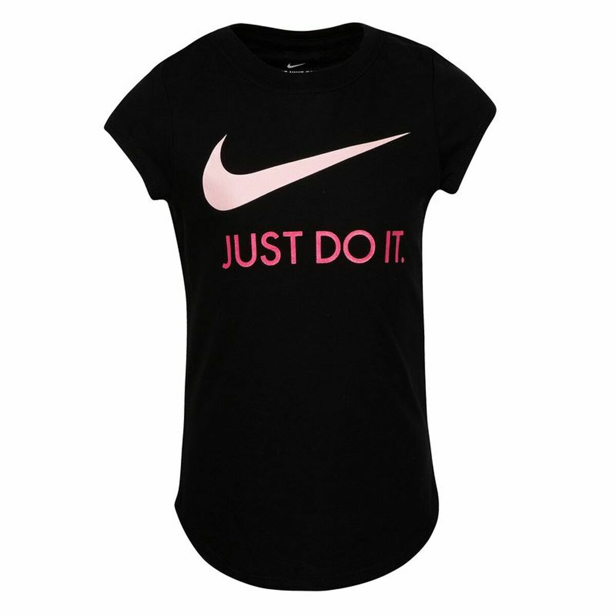 Nike Swoosh қысқа жеңді балалар футболкасы JDI Черный
