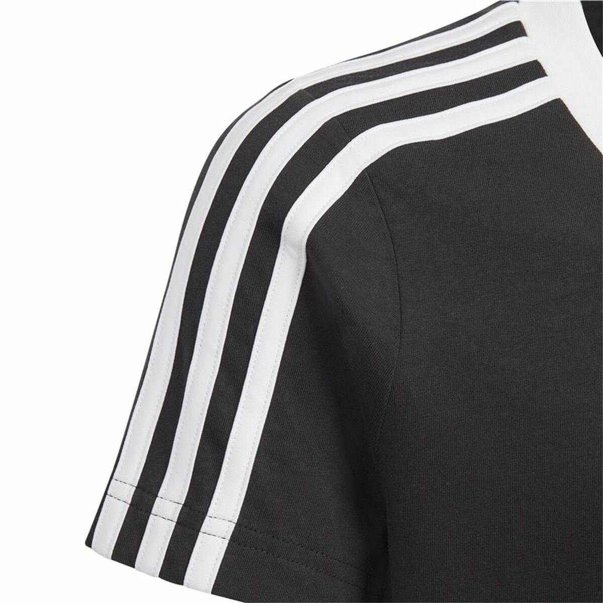 Детский Футболка с коротким рукавом Adidas  YG BF Tee  Чёрный-4