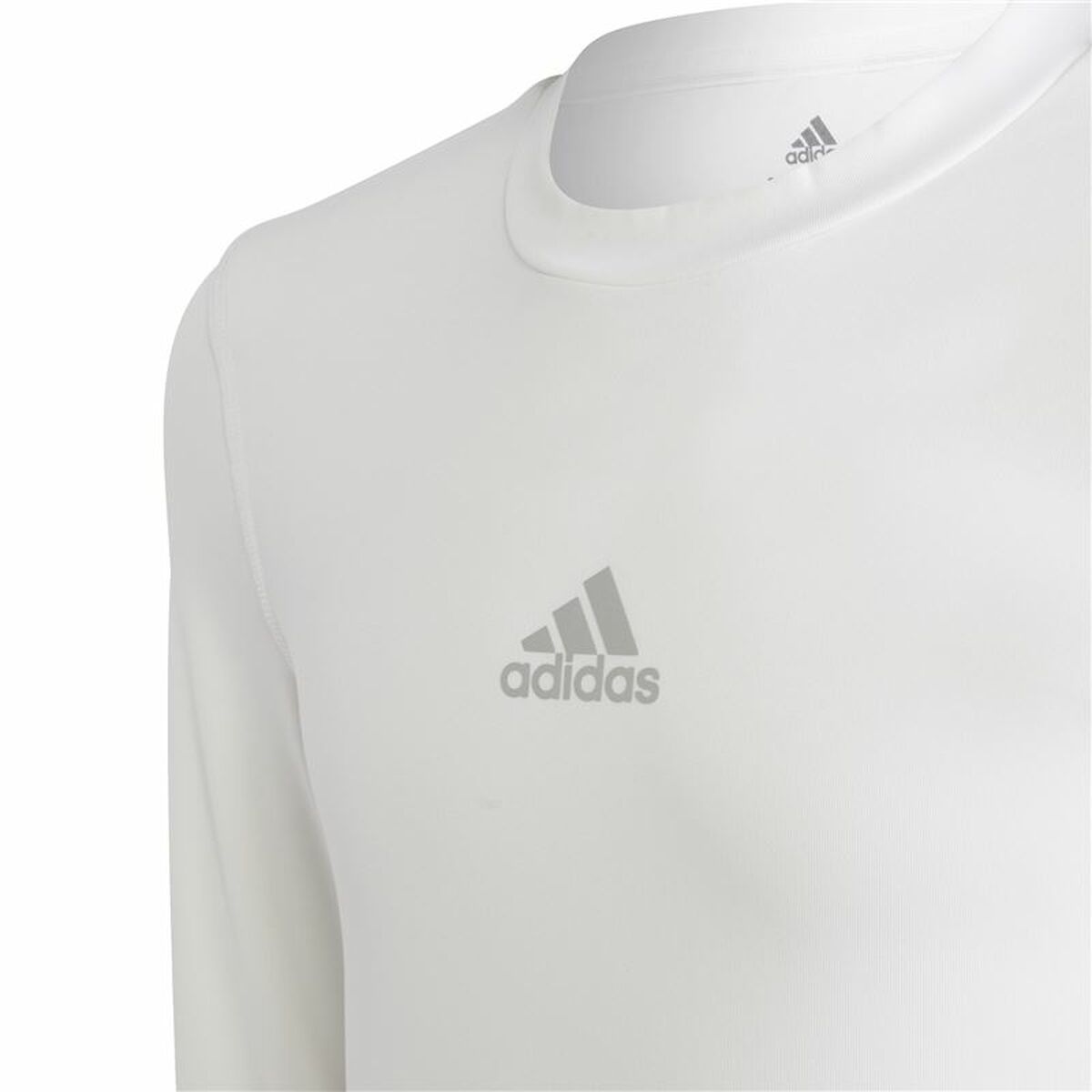 Детская рубашка с длинным рукавом Adidas  Techfit K  Белый-4