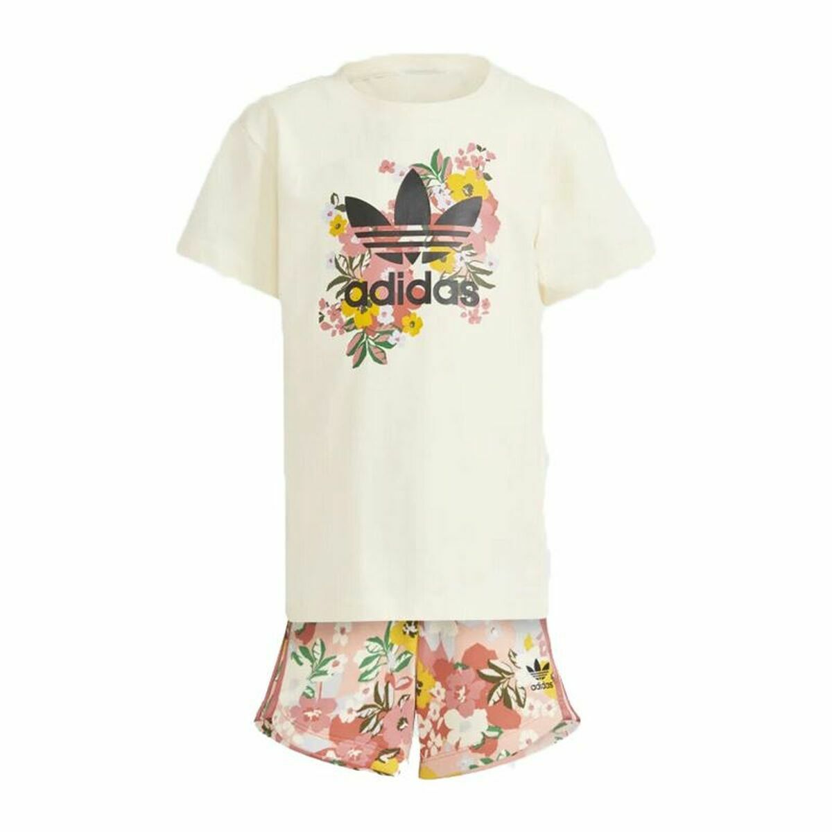 Спортивный костюм для девочек Adidas Studio London Floral  Бежевый-5